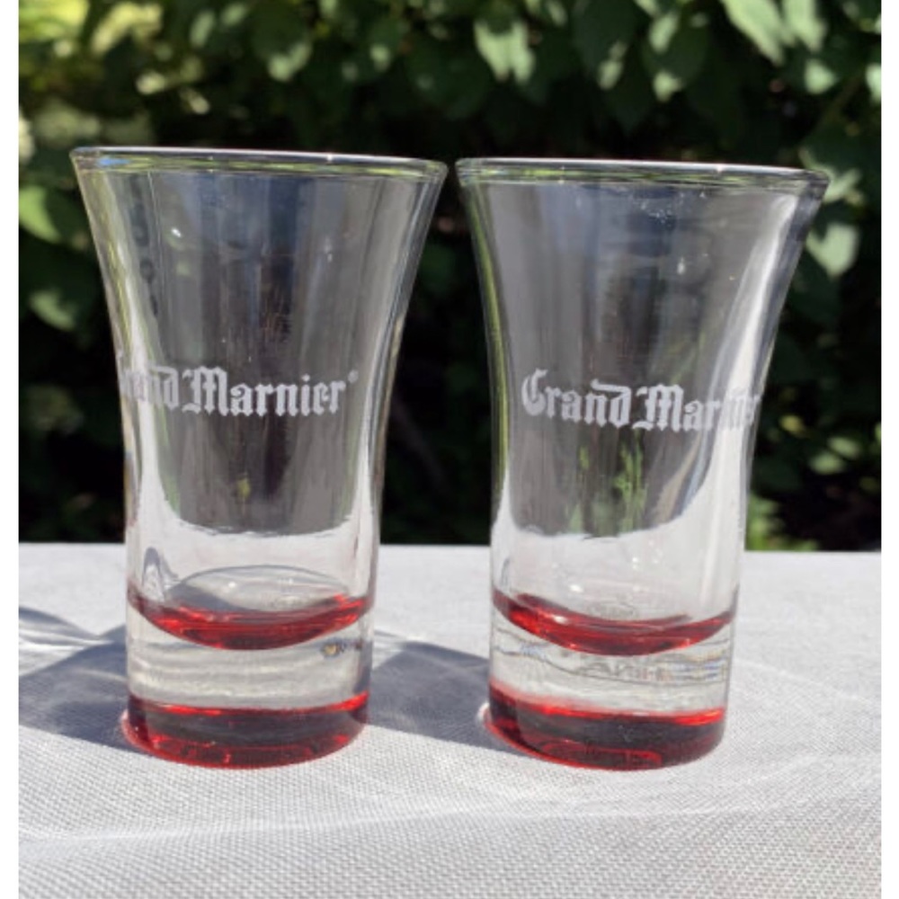Grand Mariner pair of 2  Shot Glasses